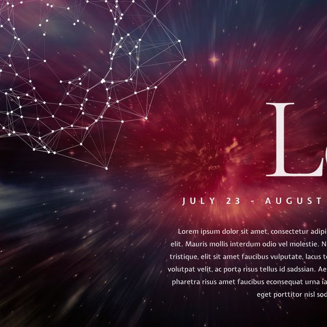 Astrology Event Cosmic Background with Zodiac Connections - Download Free Stock Templates Pikwizard.com