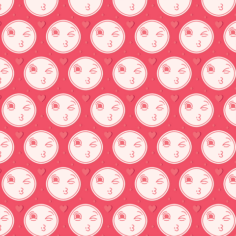 seamless kissing emoji icons on transparent background - Download Free Stock Videos Pikwizard.com