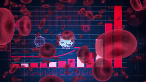 Digital Animation Illustrating COVID-19 with Data Visualization