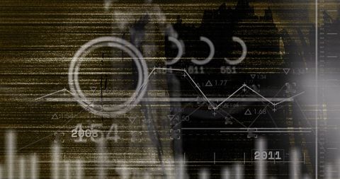 abstract data analysis visualization in dark theme - Download Free Stock Images Pikwizard.com
