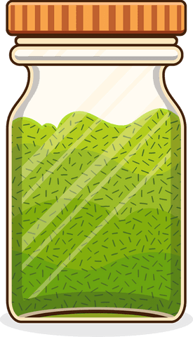 transparent glass jar with green powder featuring eco-friendly design - Download Free Stock Videos Pikwizard.com