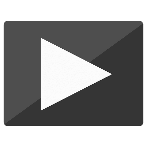 transparent black and white play button icon - Download Free Stock Videos Pikwizard.com