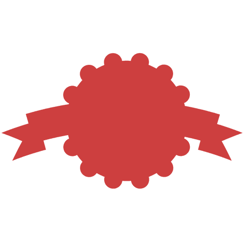 Red Badge with Ribbon on Transparent Background for Use in Design - Download Free Stock Videos Pikwizard.com