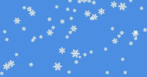 Winter Snowflakes Falling Against Blue Sky - Download Free Stock Images Pikwizard.com