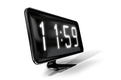 digital clock showing 11:59 on transparent background time png - Download Free Stock Videos Pikwizard.com