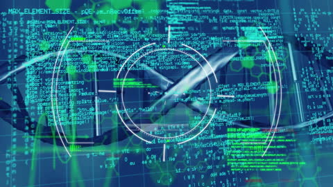 Digital Data Processing Overlay With Coding and Target Symbol