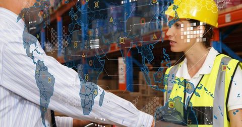 International Logistics Planning with Global Overlays in Warehouse