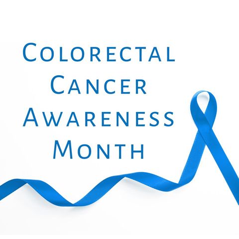 Colorectal Cancer Awareness Month Blue Ribbon - Download Free Stock Templates Pikwizard.com