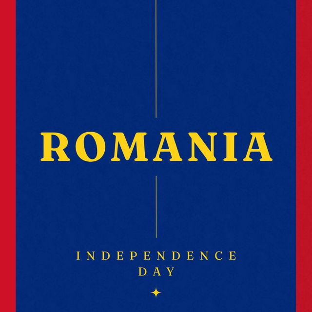 Romania Independence Day Celebration with National Colors - Download Free Stock Templates Pikwizard.com