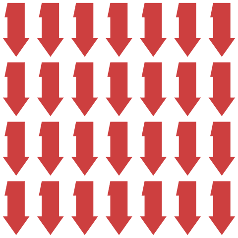 Transparent Vector Pattern of Red Arrows Arrangement - Download Free Stock Videos Pikwizard.com