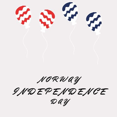 norway independence day celebration with festive balloons - Download Free Stock Templates Pikwizard.com