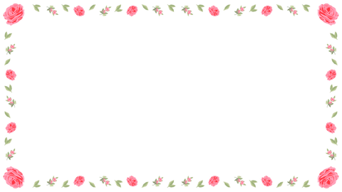 flat floral frame with pink roses on transparent background - Download Free Stock Videos Pikwizard.com
