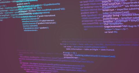 Colorful Programming Code on Monochrome Digital Screen - Download Free Stock Images Pikwizard.com