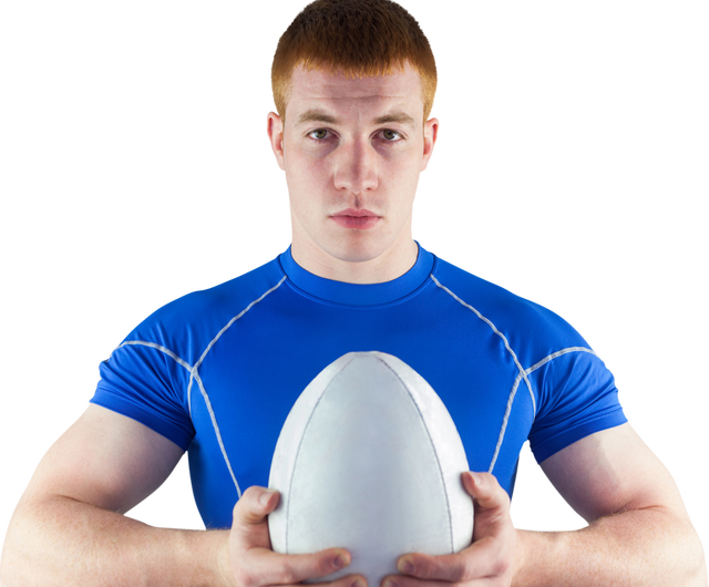 Rugby Player Holding Rugby Ball Transparent Background Concept - Download Free Stock Videos Pikwizard.com