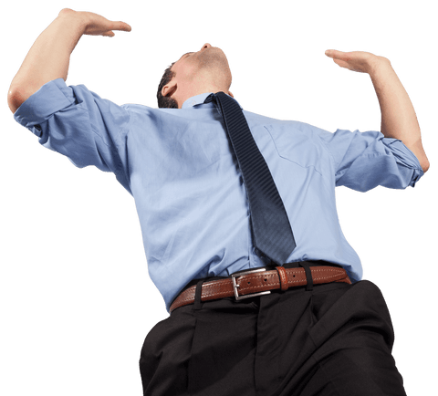 transparent success pose businessman celebrating achievement - Download Free Stock Videos Pikwizard.com
