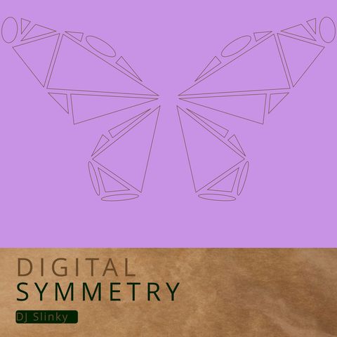 Geometric Butterfly with DJ Slinky Album Cover Design - Download Free Stock Templates Pikwizard.com