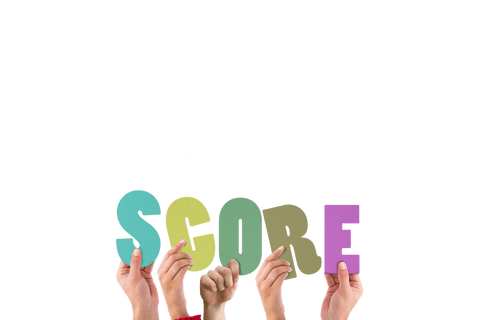 Transparent Hands Holding Colorful Score Letters - Download Free Stock Videos Pikwizard.com