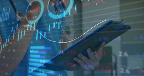 Innovative Healthcare Trends: Doctor Analyzing Financial Data - Download Free Stock Images Pikwizard.com