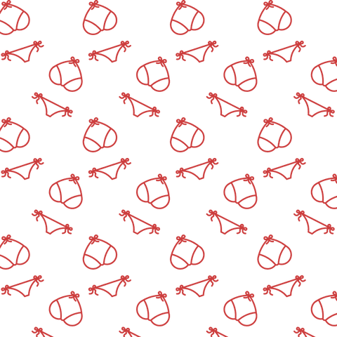 bold red bikini pattern on transparent background - Download Free Stock Videos Pikwizard.com