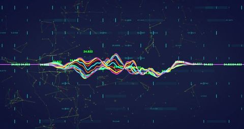 financial data analysis with digital network connectivity - Download Free Stock Images Pikwizard.com