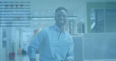 Successful Businessman in Digital Workspace