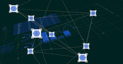 Futuristic Global Network Data Interface - Download Free Stock Images Pikwizard.com