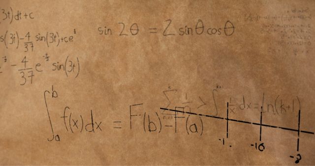 Dynamic Mathematical Equations on Textured Background - Download Free Stock Images Pikwizard.com