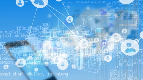 Digital Network Connections and Data Interchange Concept