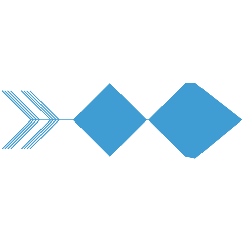 Blue Abstract Geometric Shapes on Transparent Background, Isolated Arrow Style - Download Free Stock Videos Pikwizard.com