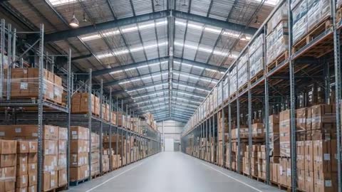 Efficient Logistics Operations Inside Modern Warehouse