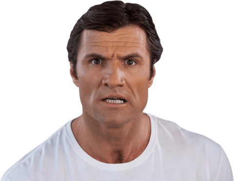 Portrait of Surprised Mature Man with Transparent Background - Download Free Stock Videos Pikwizard.com