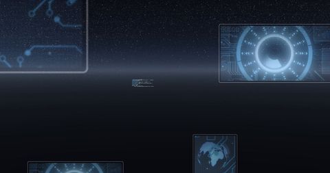 Futuristic Digital Interface with Data Processing and Global Connection - Download Free Stock Images Pikwizard.com