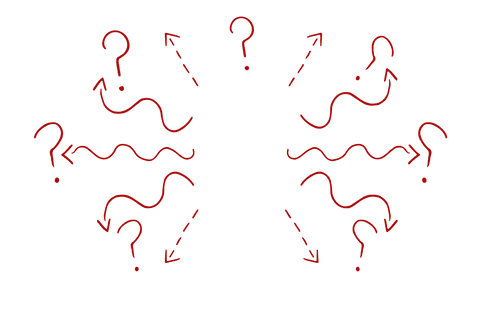 Abstract illustration transparent background