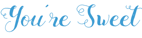 Blue Calligraphic Sweet Text on Transparent Background - Download Free Stock Videos Pikwizard.com