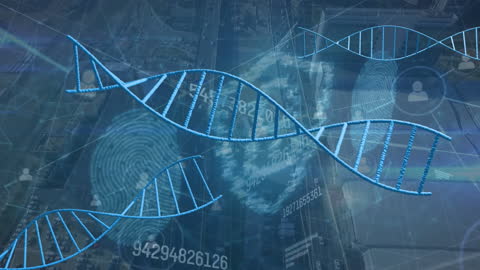 Digital DNA Strands Overlapped with Data Streams