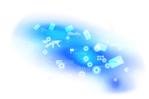 digital blue transparent speech bubble with communication icons - Download Free Stock Videos Pikwizard.com