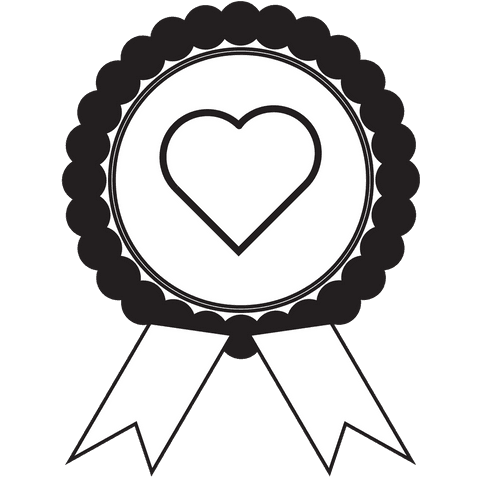 Heart Symbol Badge on Transparent Background for Love and Romance Graphics - Download Free Stock Videos Pikwizard.com