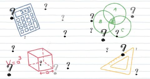Education Concepts Illustrated with Question Marks - Download Free Stock Images Pikwizard.com