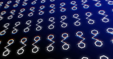Abstract Geometric Shapes on Navy Background with Motion Effect - Download Free Stock Images Pikwizard.com
