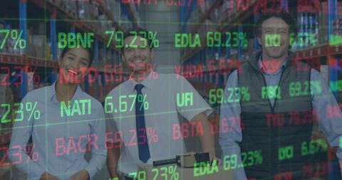 Overlayed Financial Data on Warehouse Team