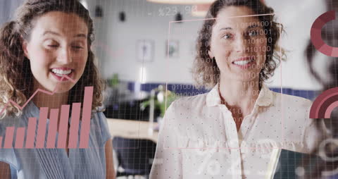 Diverse Team in Modern Office Analyzing Financial Data