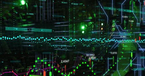 Digital Data Streams and Circuit Board Imagery Concept - Download Free Stock Images Pikwizard.com