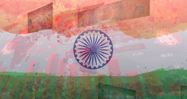 Covid-19 Pandemic Impact On India Conceptual Art With Flag and Virus Stat Overlay - Download Free Stock Images Pikwizard.com