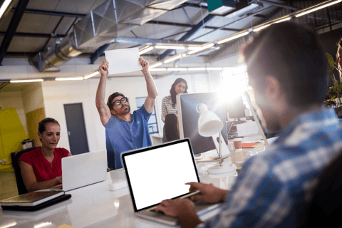 Transparent Workspace Dynamics in Creative Office Environment