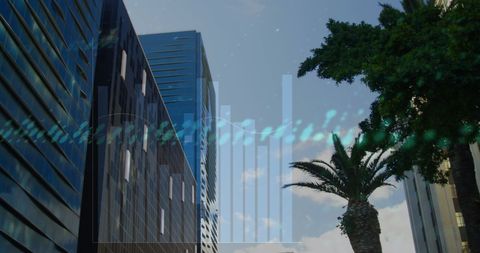 Global Business Analytics Over Modern Cityscape - Download Free Stock Images Pikwizard.com
