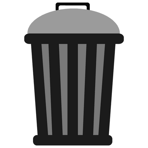 digital illustration of waste bin on transparent background - Download Free Stock Videos Pikwizard.com