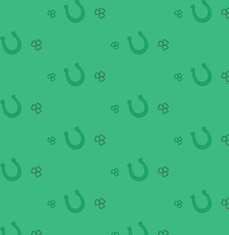 Green Horseshoes and Clover Pattern on Transparent Background - Download Free Stock Videos Pikwizard.com