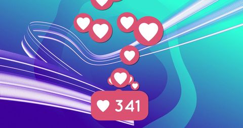 Dynamic Digital Love - Social Media Influencing - Download Free Stock Images Pikwizard.com