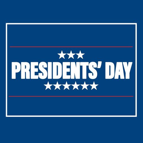 Presidents' Day Celebration on Blue Background with Stars - Download Free Stock Templates Pikwizard.com