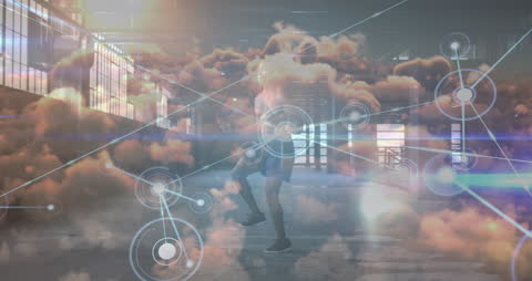 Dynamic Data Processing Overlapping Rope Skipping Athlete